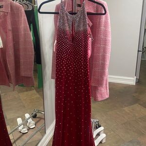 Red prom dress/ gown